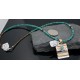 Certified Authentic 12kt Gold Filled and .925 Sterling Silver Handmade Mountain Turquoise Native American Necklace 390646452909