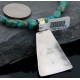 Certified Authentic 12kt Gold Filled and .925 Sterling Silver Handmade Mountain Turquoise Native American Necklace 390679498119