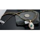 Certified Authentic 12kt Gold Filled and .925 Sterling Silver Handmade Mountain Turquoise Native American Necklace 390682310843
