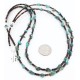 Certified Authentic 2 Strand Navajo .925 Sterling Silver and Turquoise Native American Necklace 15867-3 Certified Authentic 2 Strand Navajo .925 Sterling Silver and Turquoise Native American Necklace 15867-3