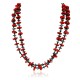 Certified Authentic 2 Strand Navajo .925 Sterling Silver Natural Turquoise and Coral Native American Necklace 750175 Certified Authentic 2 Strand Navajo .925 Sterling Silver Natural Turquoise and Coral Native American Necklace 750175