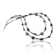 Certified Authentic 2 Strand Navajo .925 Sterling Silver Natural Turquoise Native American Necklace 15649-10 Certified Authentic 2 Strand Navajo .925 Sterling Silver Natural Turquoise Native American Necklace 15649-10