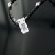 Certified Authentic 2 Strand Navajo .925 Sterling Silver Turquoise and Amethyst Native American Necklace 15585-37