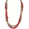Certified Authentic 2 Strand Navajo .925 Sterling Silver Turquoise and Coral Native American Necklace 15554-31 Certified Authentic 2 Strand Navajo .925 Sterling Silver Turquoise and Coral Native American Necklace 15554-31