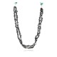 Certified Authentic 2 Strand Navajo .925 Sterling Silver Turquoise and Hematite Native American Necklace 16008 Certified Authentic 2 Strand Navajo .925 Sterling Silver Turquoise and Hematite Native American Necklace 16008