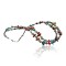 Certified Authentic 2 Strand Navajo .925 Sterling Silver Turquoise and Jasper Native American Necklace 370984153994