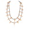 Certified Authentic 2 Strand Navajo .925 Sterling Silver Turquoise Carnelian 510 Native American Necklace 390753868276
