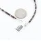 Certified Authentic 2 Strand Navajo .925 Sterling Silver Turquoise Carnelian 544 Native American Necklace 390842233020