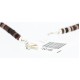 Certified Authentic 2 Strand Navajo .925 Sterling Silver Turquoise Native American Necklace 371068530011