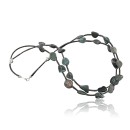 Certified Authentic 2 Strand Navajo .925 Sterling Silver Turquoise Native American Necklace 390660301224