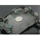 Certified Authentic 2 Strand Navajo .925 Sterling Silver Turquoise Native American Necklace 390660301224