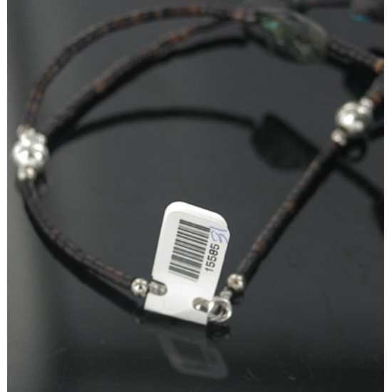 Certified Authentic 2 Strand Navajo .925 Sterling Silver Turquoise Native American Necklace 390660301224