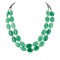 Certified Authentic 2 Strand Navajo Natural Hematite and Jade Native American Necklace 16089