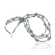 Certified Authentic 3 Strand Navajo .925 Sterling Silver and Turquoise Native American Necklace 370953594665