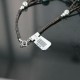 Certified Authentic 3 Strand Navajo .925 Sterling Silver and Turquoise Native American Necklace 370953594665