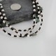 Certified Authentic 3 Strand Navajo .925 Sterling Silver and WHITE Turquoise Native American Necklace 390717736848