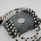 Certified Authentic 3 Strand Navajo .925 Sterling Silver and WHITE Turquoise Native American Necklace 390717736848