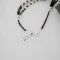 3-Strand Navajo .925 Sterling Silver & White Turquoise Necklace 16006-02
