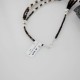 Certified Authentic 3 Strand Navajo .925 Sterling Silver and WHITE Turquoise Native American Necklace 390717736848