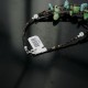 Certified Authentic 3 Strand Navajo .925 Sterling Silver Gaspeite Native American Necklace 15297-36