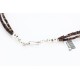 Certified Authentic 3 Strand Navajo .925 Sterling Silver Graduated Heishi and Coral Native American Necklace 390781366842 Certified Authentic 3 Strand Navajo .925 Sterling Silver Graduated Heishi and Coral Native American Necklace 390781366842