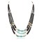 Certified Authentic 3 Strand Navajo .925 Sterling Silver Graduated Heishi, Spiny Oyster and TURQUOISE Neckalce Native American Necklace 391013591825