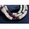 3 Strand Navajo .925 Sterling Silver Graduated Melon Shell and Hematite Native American Necklace 370983998993 3 Strand Navajo .925 Sterling Silver Graduated Melon Shell and Hematite Native American Necklace 370983998993
