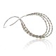 Certified Authentic 3 Strand Navajo .925 Sterling Silver Natural Turquoise Native American Necklace 391059893818