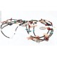 Certified Authentic 3 Strand Navajo .925 Sterling Silver Turquoie, Jasper and Alabaster Native American Necklace 390758586892