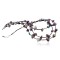 Certified Authentic 3 Strand Navajo .925 Sterling Silver Turquoise Amethyst 63 Native American Necklace 15776-3