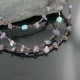 Certified Authentic 3 Strand Navajo .925 Sterling Silver Turquoise and Amethyst Native American Necklace 15585-7 Certified Authentic 3 Strand Navajo .925 Sterling Silver Turquoise and Amethyst Native American Necklace 15585-7
