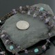 Certified Authentic 3 Strand Navajo .925 Sterling Silver Turquoise and Amethyst Native American Necklace 15585-7 Certified Authentic 3 Strand Navajo .925 Sterling Silver Turquoise and Amethyst Native American Necklace 15585-7