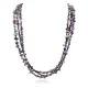 3 Strand Navajo .925 Sterling Silver Turquoise and AMETHYST Native American Necklace 15980-3 3 Strand Navajo .925 Sterling Silver Turquoise and AMETHYST Native American Necklace 15980-3