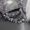 Certified Authentic 3 Strand Navajo .925 Sterling Silver Turquoise and Amethyst Native American Necklace 390686919542 Certified Authentic 3 Strand Navajo .925 Sterling Silver Turquoise and Amethyst Native American Necklace 390686919542