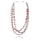 Certified Authentic 3 Strand Navajo .925 Sterling Silver  Turquoise and Coral Native American Necklace 371001322594