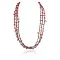 3 Strand Navajo .925 Sterling Silver Turquoise and Coral Native American Necklace 371054543024
