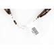 Certified Authentic 3 Strand Navajo .925 Sterling Silver Turquoise and Coral Native American Necklace 371054867735