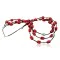 3 Strand Navajo .925 Sterling Silver Turquoise and Coral Native American Necklace 390742331789