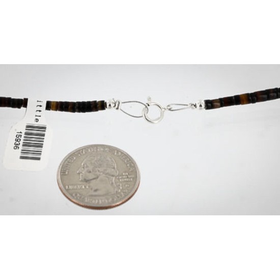 Certified Authentic 3 Strand Navajo .925 Sterling Silver Turquoise and Coral Native American Necklace 390829916476