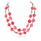 Certified Authentic 3 Strand Navajo .925 Sterling Silver Turquoise and Coral Native American Necklace 390848955062