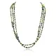 3 Strand Navajo .925 Sterling Silver Turquoise and GASPEITE Native American Necklace 15948 3 Strand Navajo .925 Sterling Silver Turquoise and GASPEITE Native American Necklace 15948