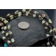 Certified Authentic 3 Strand Navajo .925 Sterling Silver Turquoise and Gaspeite Native American Necklace 390651843663