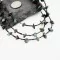 3 Strand Navajo .925 Sterling Silver Turquoise and Heishi Native American Necklace 15621-11