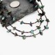 Certified Authentic 3 Strand Navajo .925 Sterling Silver Turquoise and Heishi Native American Necklace 15621-11