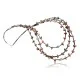 3 Strand Navajo .925 Sterling Silver Turquoise and Jasper Native American Necklace 15585-18 3 Strand Navajo .925 Sterling Silver Turquoise and Jasper Native American Necklace 15585-18