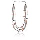 Certified Authentic 3 Strand Navajo .925 Sterling Silver Turquoise and JASPER Native American Necklace 371006149765