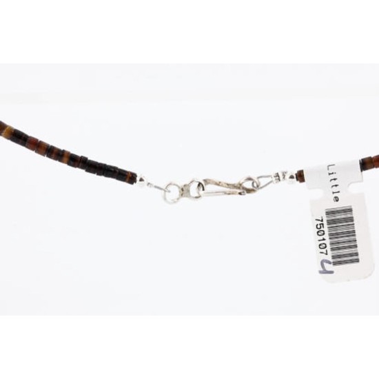 Certified Authentic 3 Strand Navajo .925 Sterling Silver Turquoise and JASPER Native American Necklace 371006149765