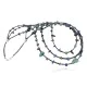 3 Strand Navajo .925 Sterling Silver Turquoise and Lapis 1064 Native American Necklace 750106-4 3 Strand Navajo .925 Sterling Silver Turquoise and Lapis 1064 Native American Necklace 750106-4