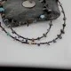 3 Strand Navajo .925 Sterling Silver Turquoise and Lapis Native American Necklace 1530-36 3 Strand Navajo .925 Sterling Silver Turquoise and Lapis Native American Necklace 1530-36