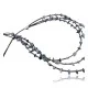 3 Strand Navajo .925 Sterling Silver Turquoise and Lapis Native American Necklace 15585-3 3 Strand Navajo .925 Sterling Silver Turquoise and Lapis Native American Necklace 15585-3